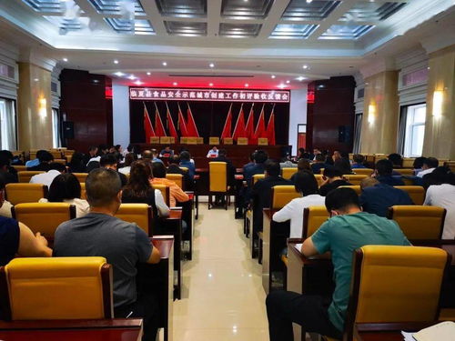 临夏县省级食品安全示范城市创建州级初评验收反馈会议召开